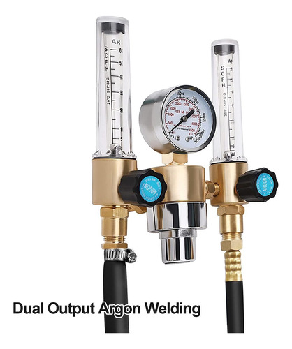 Regulador De Gás Betool Argônio/co2 0-60 Schh 0-4500 Psi