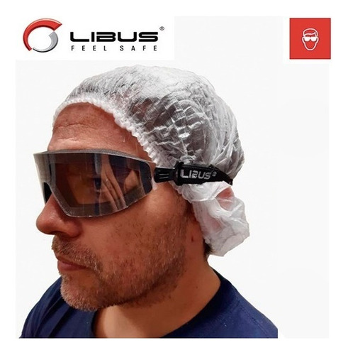 Antiparra Libus Protección Ocular Transparente Negro