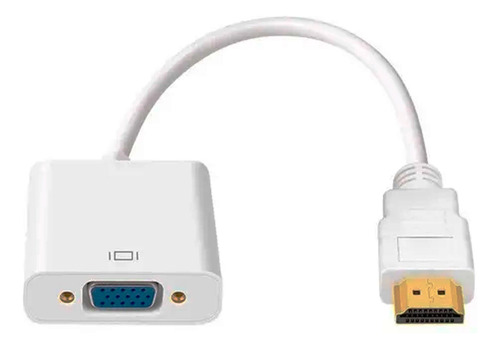 Cable Conversor Hdmi A Vga Adaptador Notebook Pc Consolas