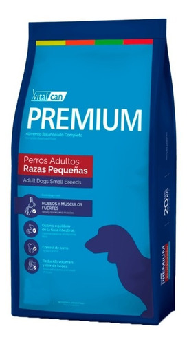 Alimento Vitalcan Premium Perro Adulto Raza Pequeña 7,5 Kg