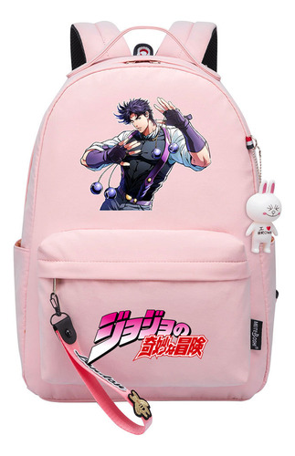 Mochila Comic Jojo's Wonderful Adventure Con Estampado De Av