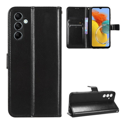 Funda De Piel Para Samsung Galaxy M14 5g Con Ranura Estrecha