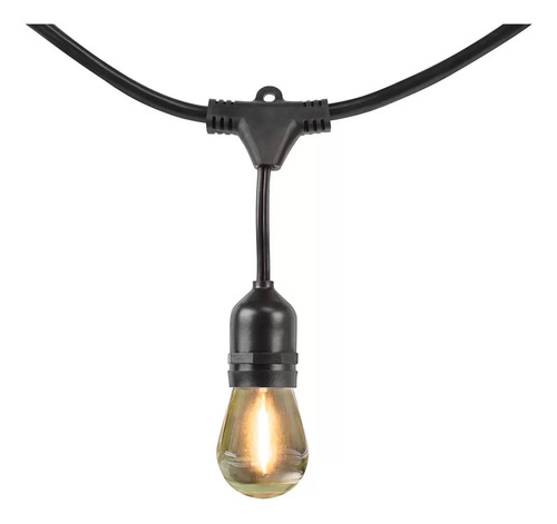 Serie Extensión De Luces Led 24 Focos Vintage 14.6m Int/ext