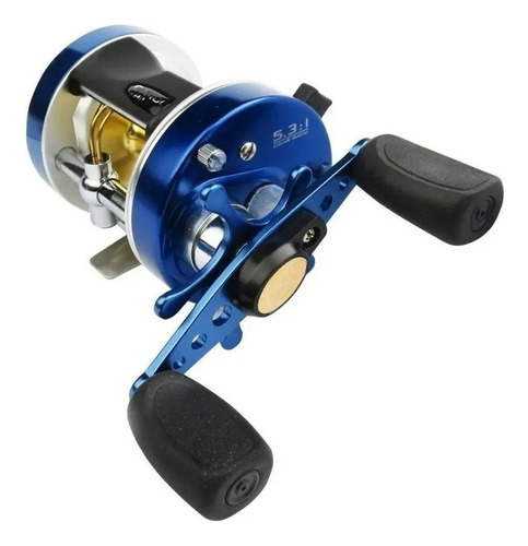 Reel rotativo Marine Sports Caster 400 derecho color azul