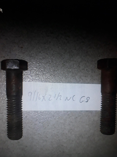 Tornillo Hexagonal 9/16 × 2-1/2 Rosca Gruesa Nc Grado 8