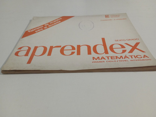 Aprendex Matemáticas Sexto Grado (Usado)