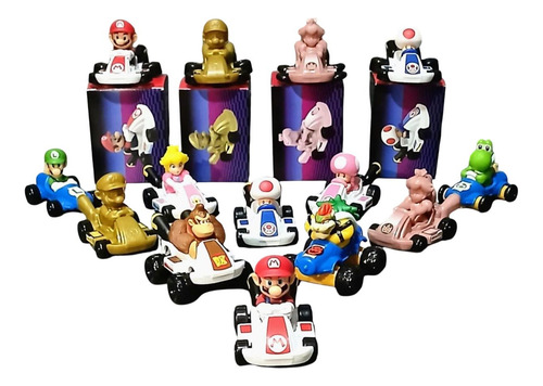Colección Completa Mario Kart Deluxe Mcdonald's 10 Pzas