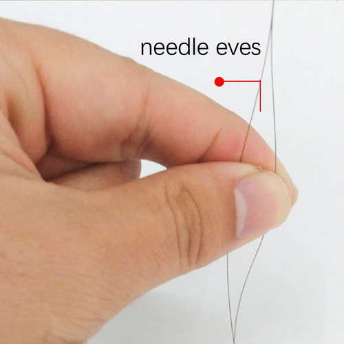 Paquete De Agujas Plegables K Big Eye Beading Needles