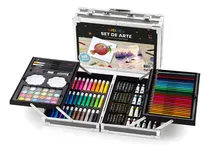 Comprar Set Arte Infantil Dibujo Maletin Metalico Valija X 145