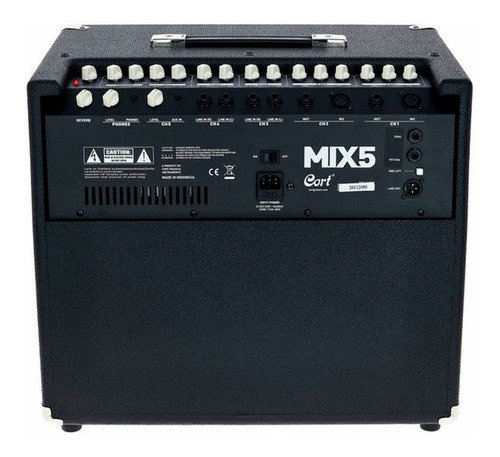 Amplificador Cort Mix5 Multiuso 150w 5 Canales Caja Cerrada