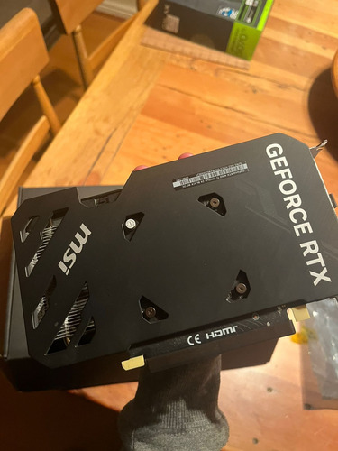 Tarjeta Gráfica Msi Rtx 4060 Ti 8 Gb Gddr6 Hdmi/dp (Usado)