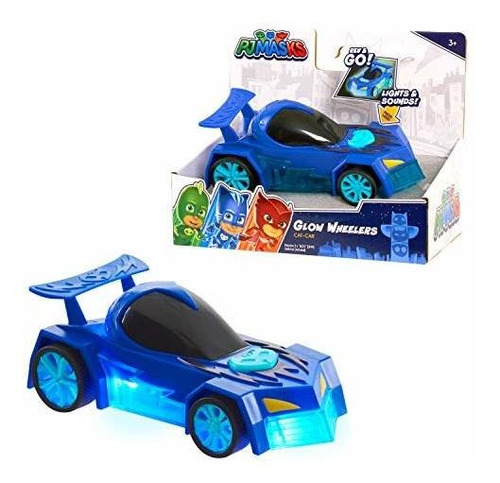 Pj Masks Glow Wheelers Cat-car, Multicolor