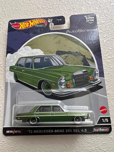 Hot Wheels Premium 1/64 72 Mercedes Benz 280 Sel 4.5 Nuevo