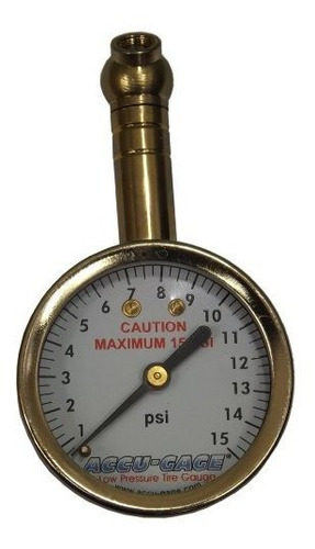 Accu-gage 15xga (3-15 Psi) Indicador De Presión De Llanta