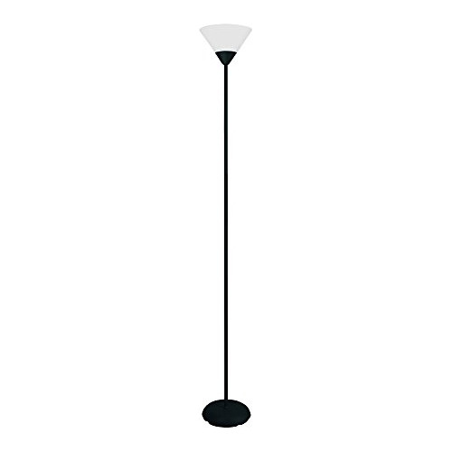 Simple Designs Lf1011 Blk 1 Light Stick Torchiere Lámp...