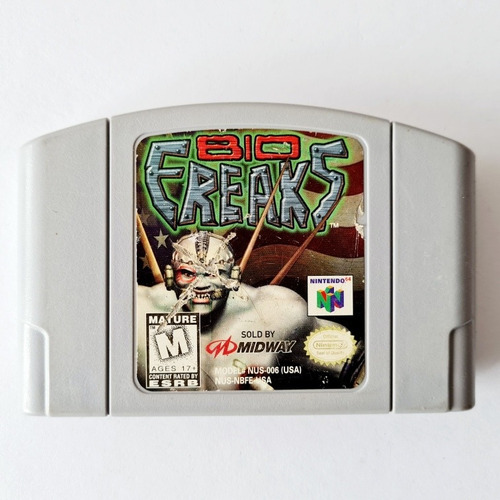 Imagen 1 de 2 de Juego Bio Freaks Nintendo 64 N64 / Original Foto Real