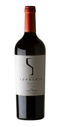 Imagen 2 de 8 de Vino Sophenia Reserve Malbec X750cc X6