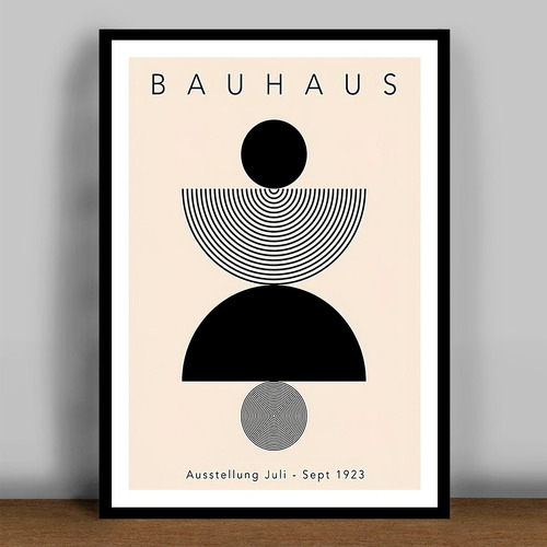 Cuadros Decorativos Aesthetic -escuela De La Bauhaus 30x42cm