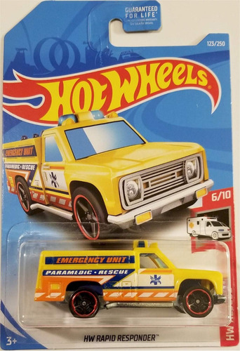 Hot Wheels # 6/10 - Hw Rapid Responder - 1/64 - Fyc82