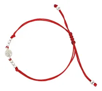 Comprar Pulsera San Benito Hilo Rojo Plata 925 C\u002Fmedalla San Benito