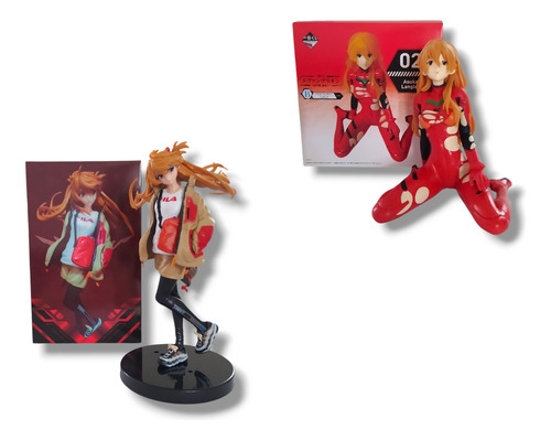 Figuras Asuka Langley Evangelion Anime 2 Piezas