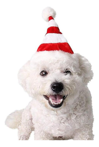 Gorro Navidad Rayas Para Perro Gato Mascota Gato Perro Masco