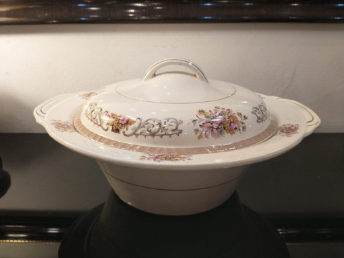 Antigua Sopera De Loza Inglesa Woods Ivory Ware