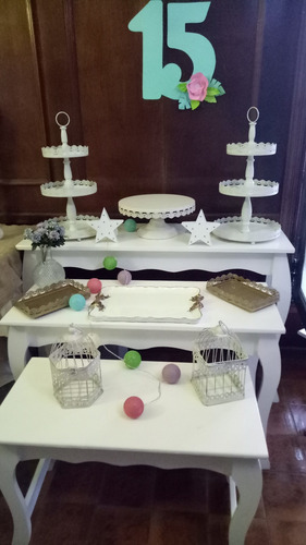 Imagen 8 de 10 de Alquiler!!! Candy Bar ,tea Party& Carpitas Tipi Pijamada! .