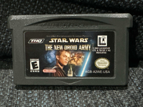 Star Wars The New Droid Army Nintendo Game Boy Advance Gba