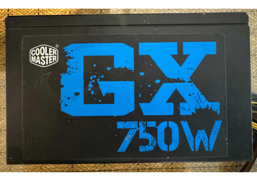 Cooler Máster Gx Bronze 750w 80 Plus Fuente De Poder