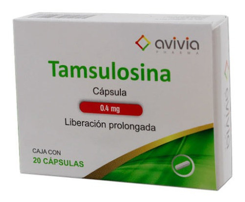 Tamsulosina 20 Cápsulas .4mg