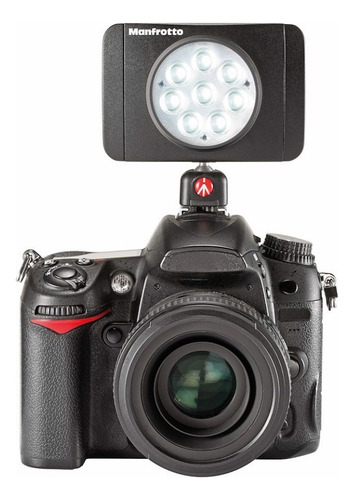 Lámpara Manfrotto Lumimuse Mlumiemu-bk De 8 Led Negra