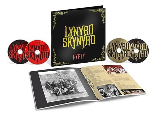 Lynyrd Skynyrd Fyfty 4 Cd Boxed Set With Book Usa Box Set Cd