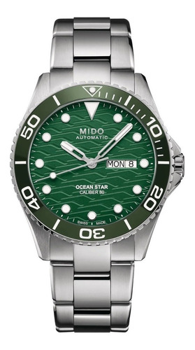 Relógio Mido M042.430.11.091.00 Ocean Star Verde Automatico