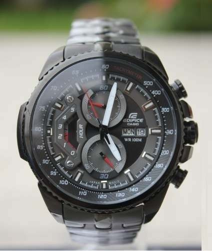Reloj Casio Edifice Ef-558bk-1av - 100% Nuevo Y Original