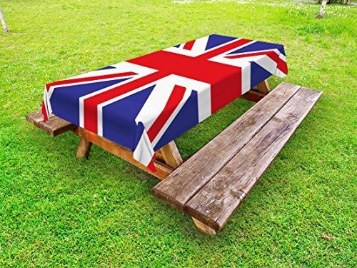 Ambesonne Union Jack Mantel Al Aire Libre Bandera Tradiciona