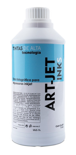 Tinta Para Hp Art-jet® Linea Comercial 1 Litro