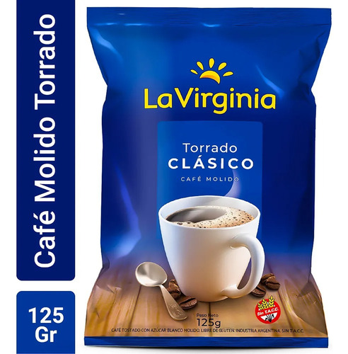 Cafe La Virginia Equilibrado 125 Grs Pack 6 Unidades 