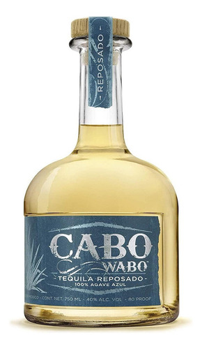 Caja De 6 Tequila Cabo Wabo Reposado 750 Ml