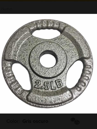 Set 4 Discos Estándar Para Mancuerna / Barra Ajustable 2.5lb