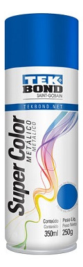 Tinta Spray Azul Metalico 350ml Tekbond