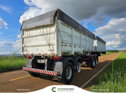 Carreta Bi Caçamba 2014 Noma 20m³+fominha 4 Eixos Lona Fácil