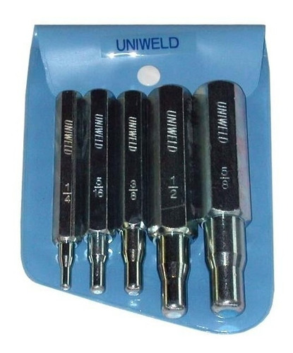 Juego Expansores Uniweld 1/4 - 5/16 - 3/8 - 1/2 - 5/8 70005