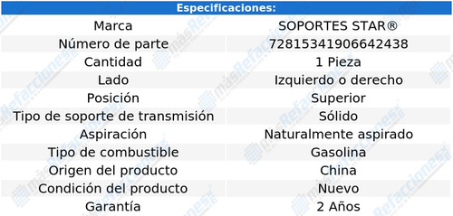 1 Sop Transmisión Sup C20 Suburban L6 4.1l 68 Al 74 S Star