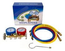 Comprar Manómetro Refrigerante R290\u002F R410 + Mangueras Carga + Gancho