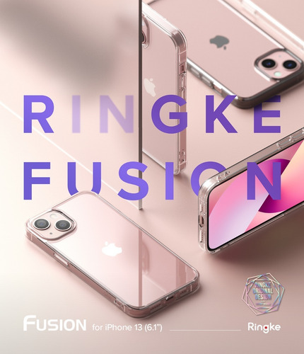 Imagen 4 de 4 de Funda Ringke Fusion Para iPhone 13 6.1 Anti Impacto