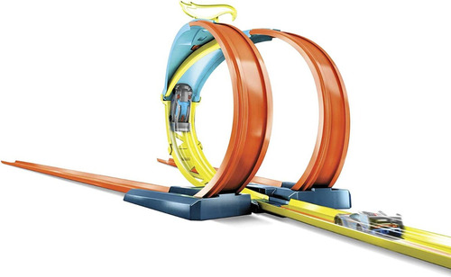 Pista Hot Wheels Track Builder Unlimited Split Loop Pack