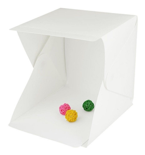 Imagen 5 de 7 de Caja De Luz O Mini Estudio Fotográfico Con Tira Led Y Fondos
