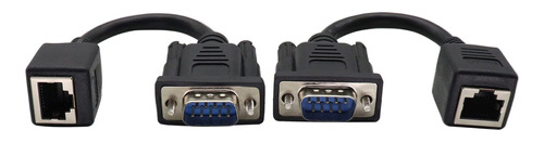 Zuyook Adaptador Extensor Db9 Rs232 A Rj45, Puerto Serie Db.