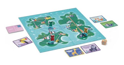 Alrededor Del Mundo Juego De Mesa Infantil Djeco +6 Años